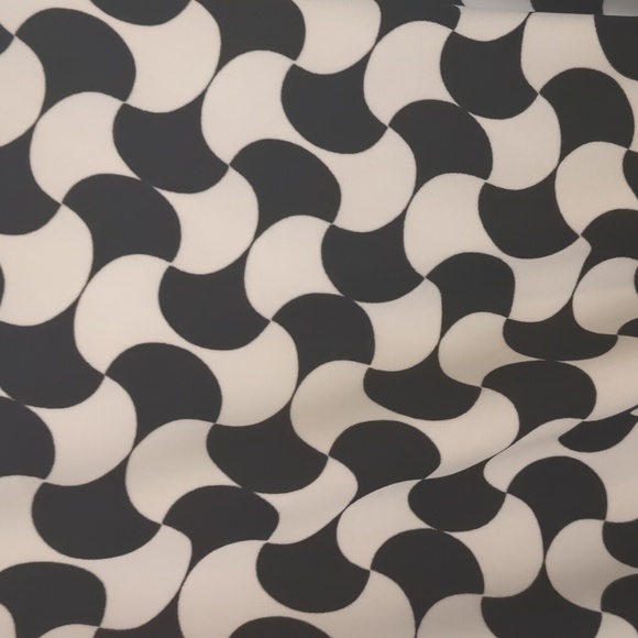 Talbot's Black & White Patterned Dress - Picture 3 of 4